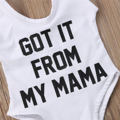 Hot Summer Family Matching Mommy and Me Swimsuit 2019