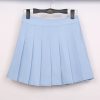 High Waist Solid Color Half Length Spring Skirt