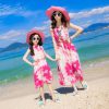 Breezy Matching Floral Maxi Dress for Mother and Daughter