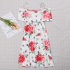 Floral Matching Maxi Dresses for Mother and Daughter
