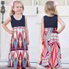 Bohemian Matching Mother and Daughter Maxi Dresses