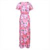 Floral Matching Maxi Dress For Mother and Daughter