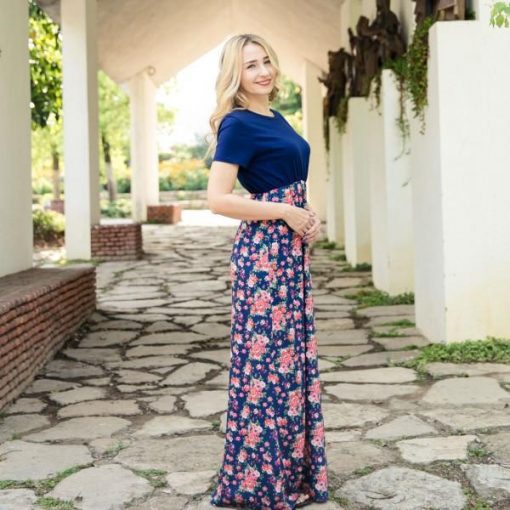 Mother and daughter Floral Matching Maxi Dress
