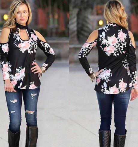 Classic Floral Mother and Daughter Matching Tops