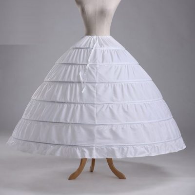 Women 6 Hoop Skirt Petticoat for gown and lehenga