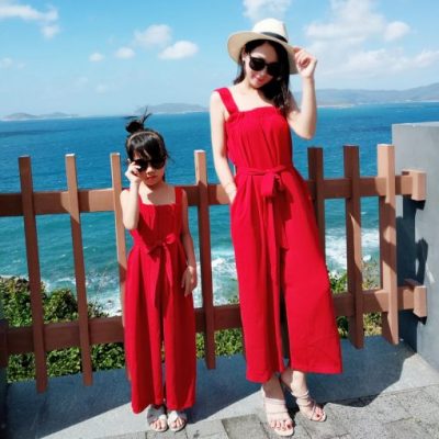 mother daughter matching rompers